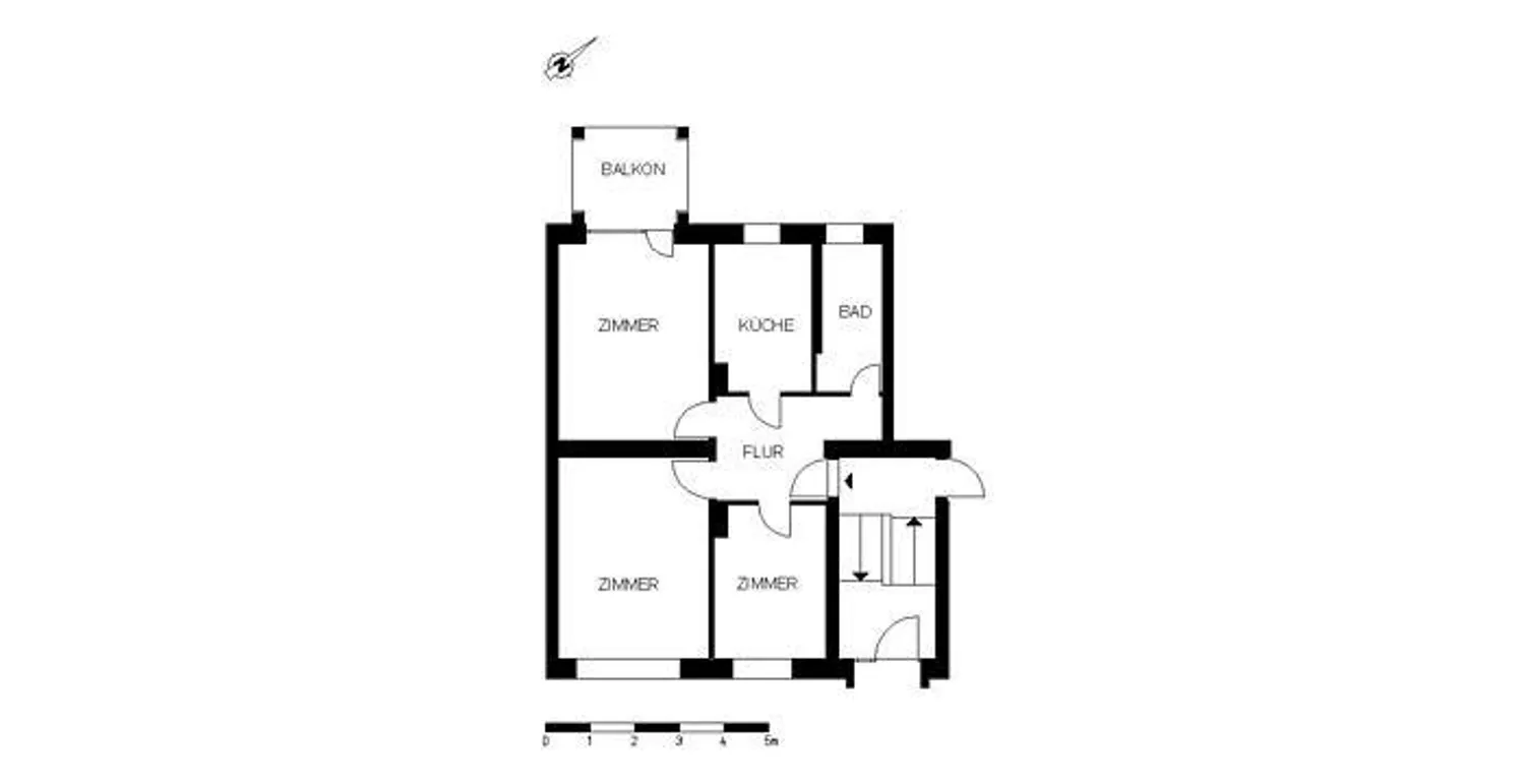 3 Zimmer Wohnung mit 59 m² in Bremen – Bild 2