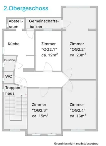 6 Zimmer Wohnung mit 14 m² in Osnabrück – Bild 4