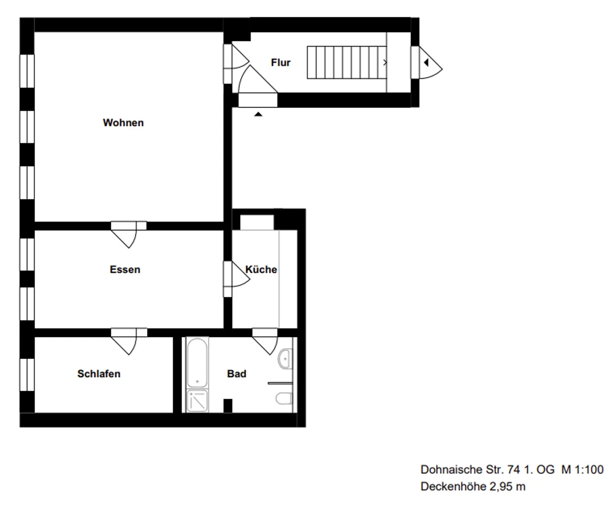 3 Zimmer Wohnung mit 102 m² in Pirna – Bild 3