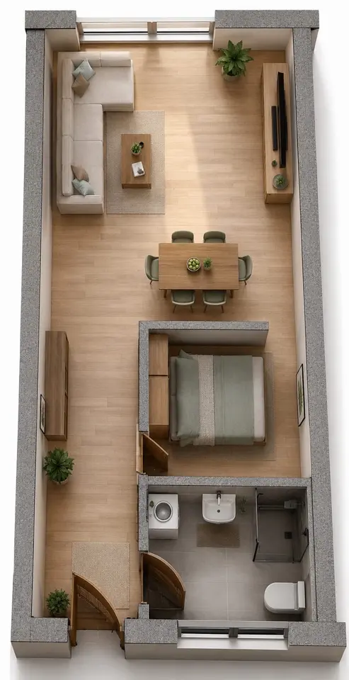 2 Zimmer Wohnung mit 51 m² in Deggendorf – Bild 5