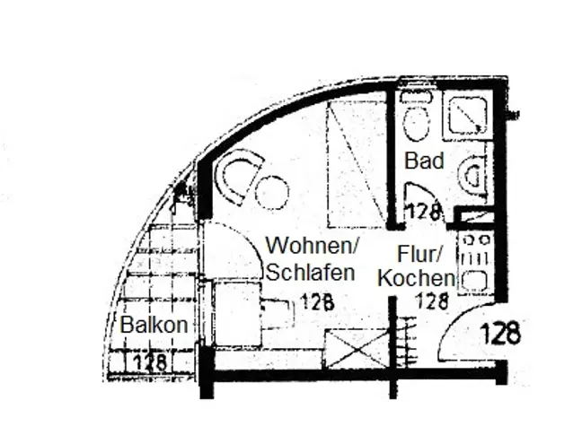1 Zimmer Wohnung mit 19 m² in Braunschweig – Bild 4