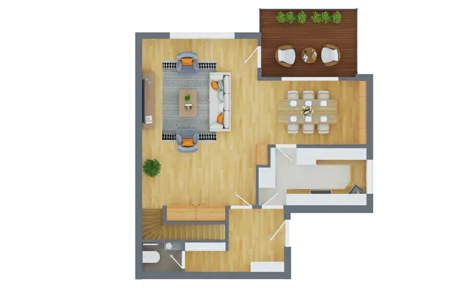 3 Zimmer Wohnung mit 126 m² in Düsseldorf – Bild 2