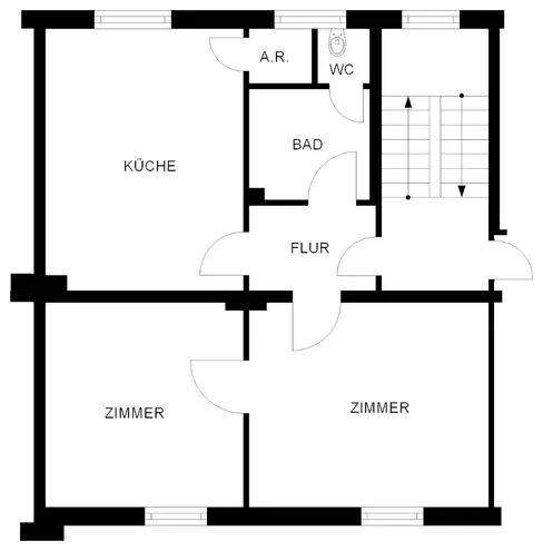 2 Zimmer Wohnung mit 66 m² in Herne – Bild 11