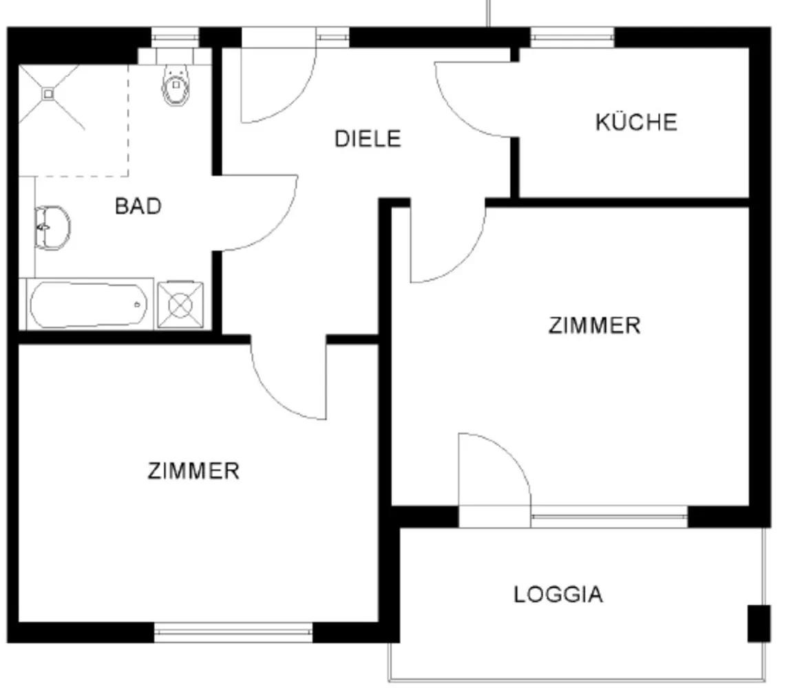 2 Zimmer Wohnung mit 66 m² in Bochum – Bild 3