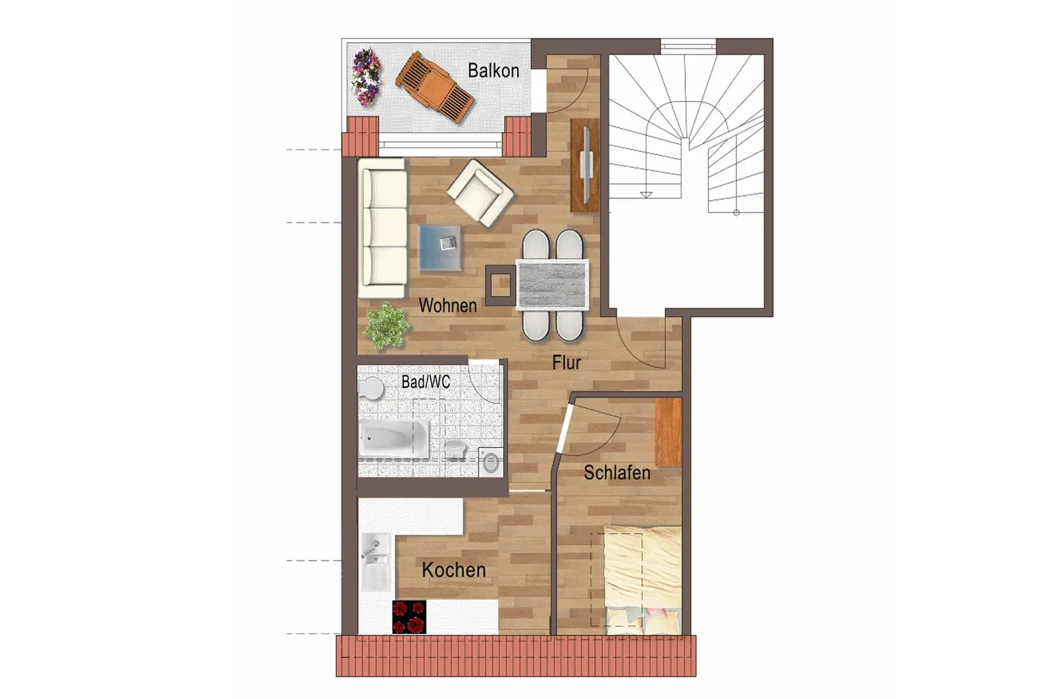 2 Zimmer Wohnung mit 48 m² in Leipzig – Bild 11