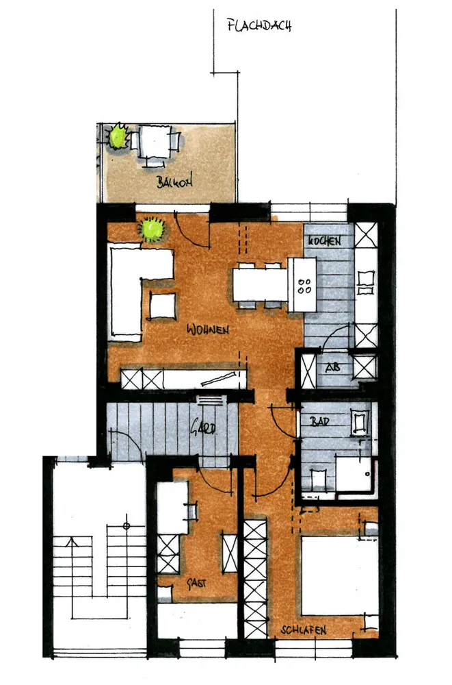 3 Zimmer Wohnung mit 64 m² in Oberhausen – Bild 2