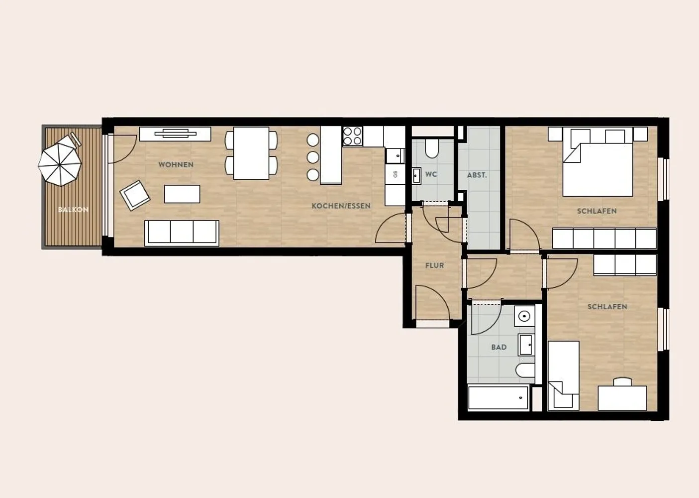 3 room apartment with 82 m² in Dresden – Photo 11
