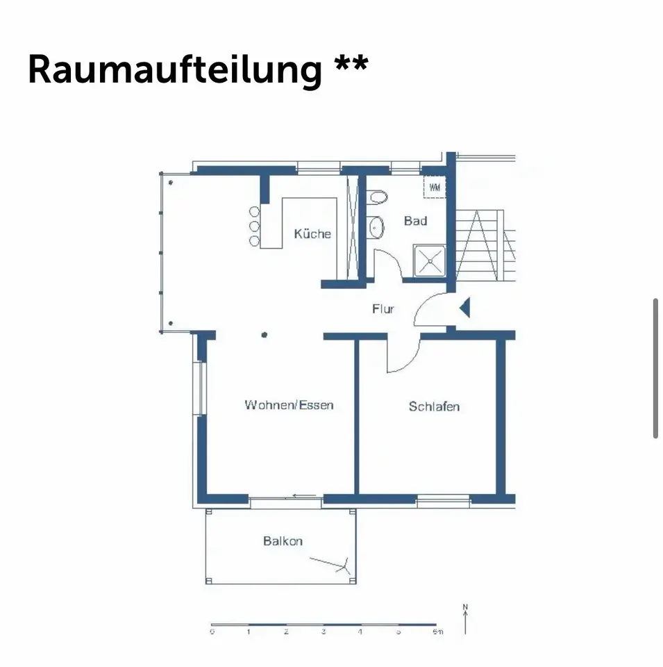 2 Zimmer Wohnung mit 65 m² in Wolfsburg – Bild 3
