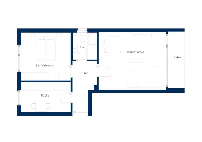 2 Zimmer Wohnung mit 54 m² in Hamburg – Bild 12