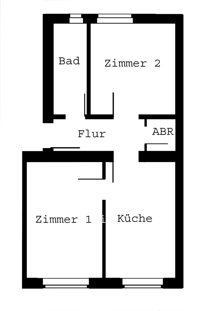 2 Zimmer Wohnung mit 52 m² in Düsseldorf – Bild 1