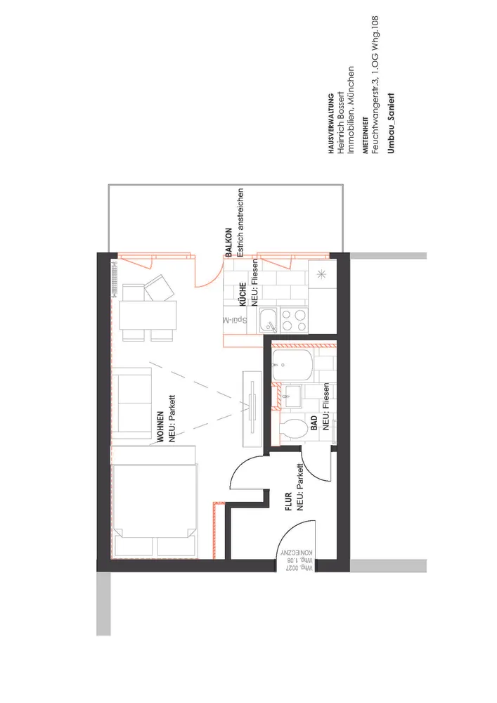 1 Zimmer Wohnung mit 32 m² in München – Bild 10