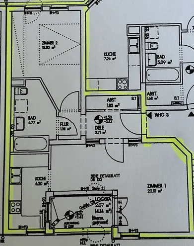 2 Zimmer Wohnung mit 54 m² in Potsdam – Bild 4