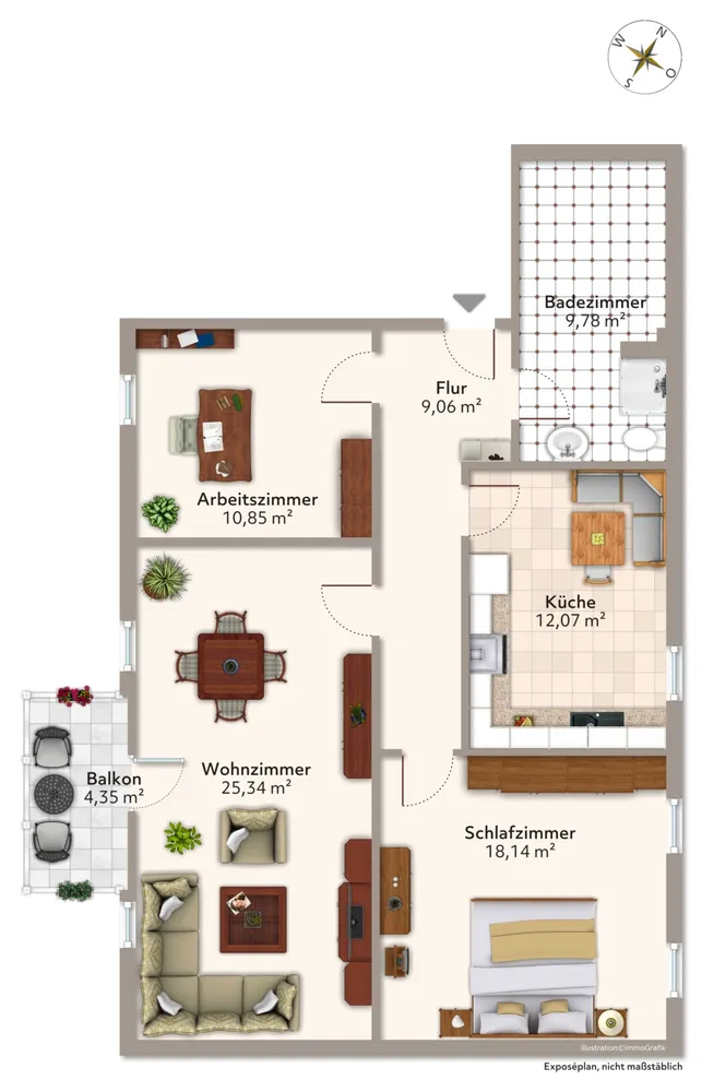 3 room apartment with 87 m² in Magdeburg – Photo 11