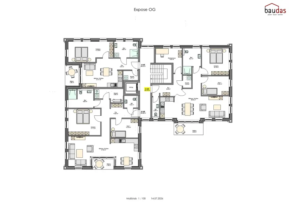 3 Zimmer Wohnung mit 123 m² in Borken – Bild 9