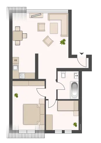 3 Zimmer Wohnung mit 77 m² in Leipzig – Bild 2