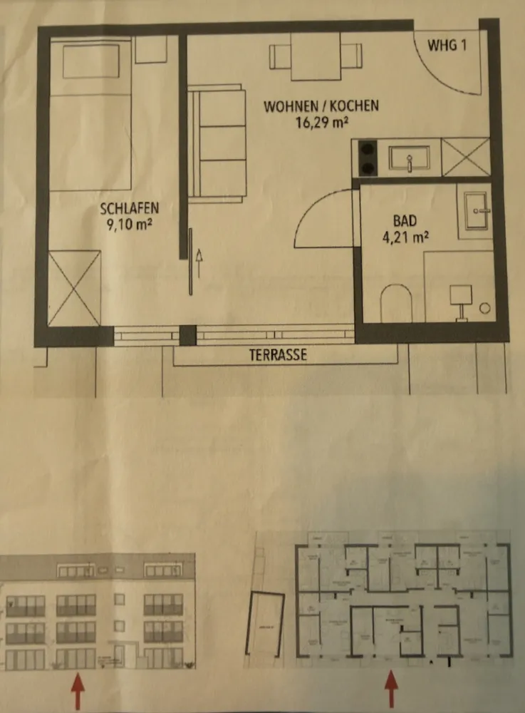 2 Zimmer Wohnung mit 30 m² in München – Bild 2