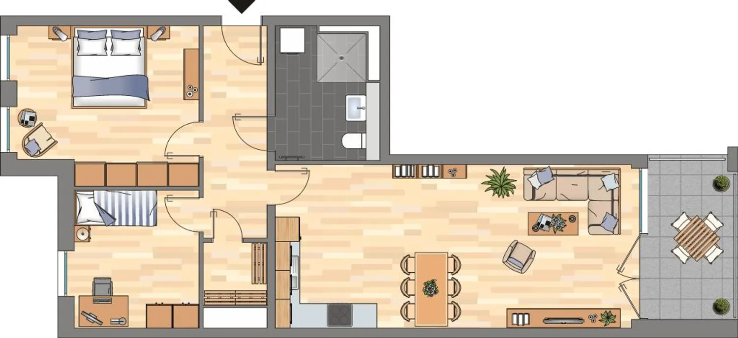 3 Zimmer Wohnung mit 85 m² in Essen – Bild 12