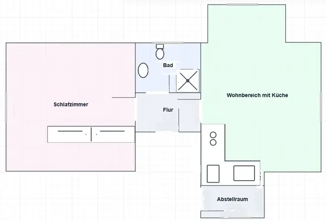 2 Zimmer Wohnung mit 60 m² in Bielefeld – Bild 2
