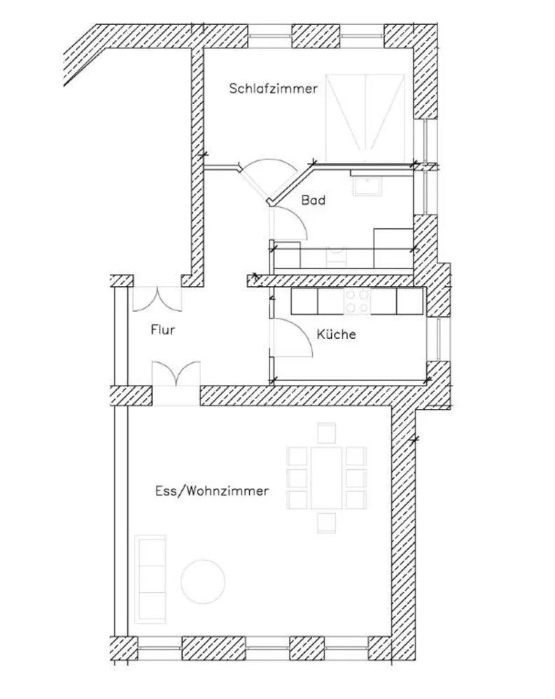 2 Zimmer Wohnung mit 70 m² in Dresden – Bild 2