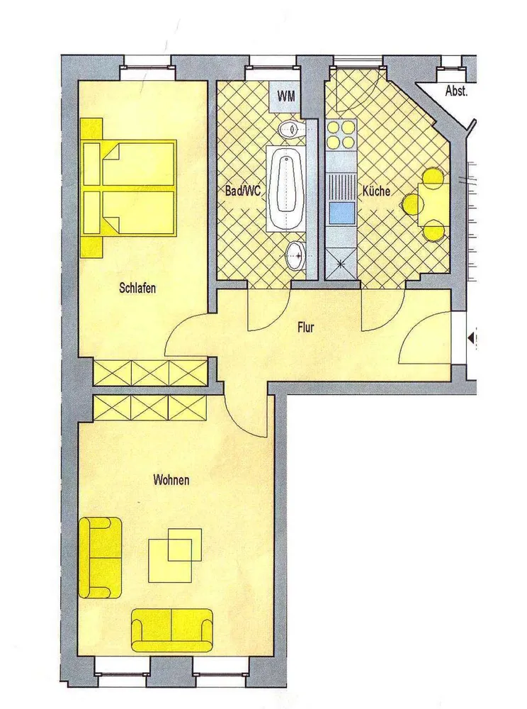 2 Zimmer Wohnung mit 56 m² in Leipzig – Bild 7