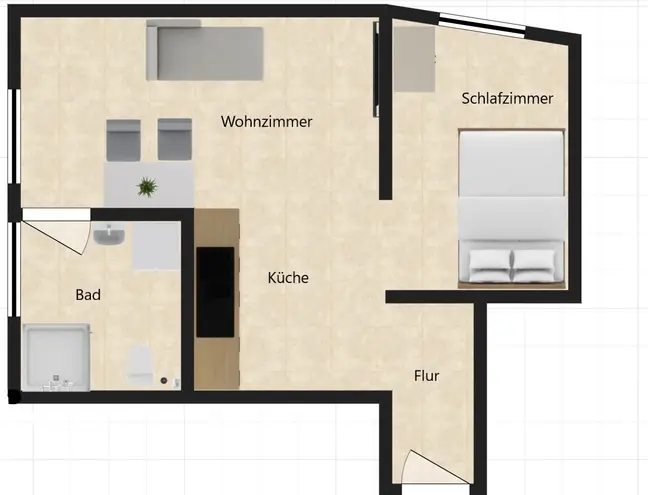 2 Zimmer Wohnung mit 39 m² in Stuttgart – Bild 9