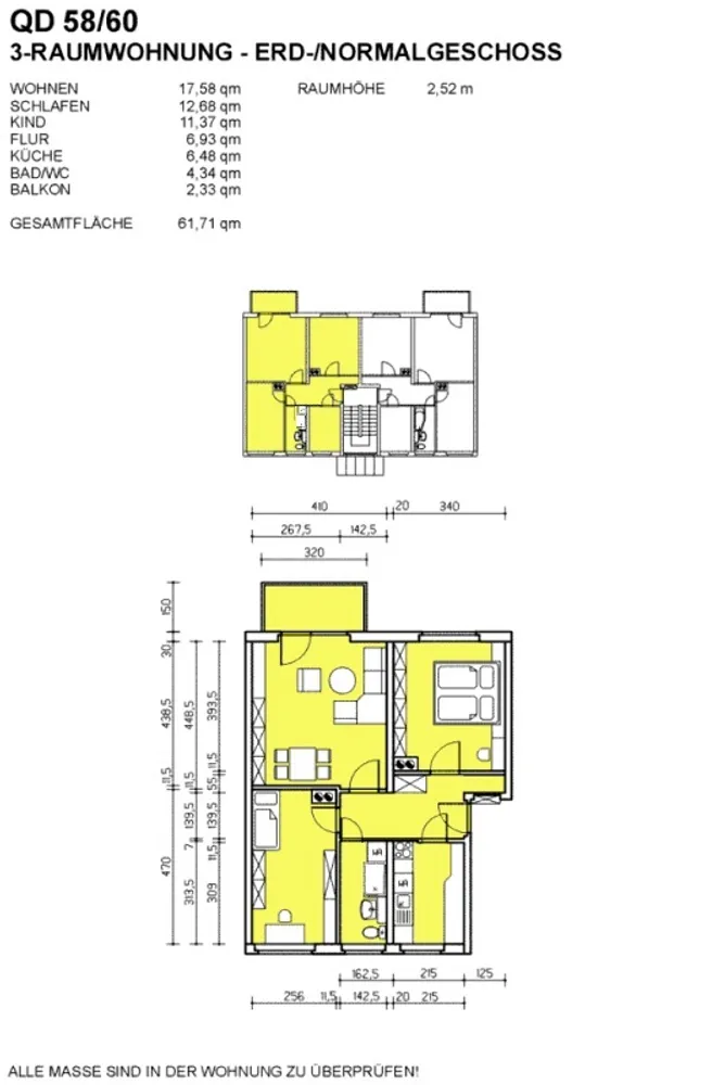3 room apartment with 63 m² in Dresden – Photo 2
