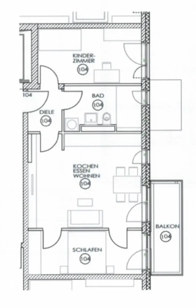 3 room apartment with 64 m² in Munich – Photo 10