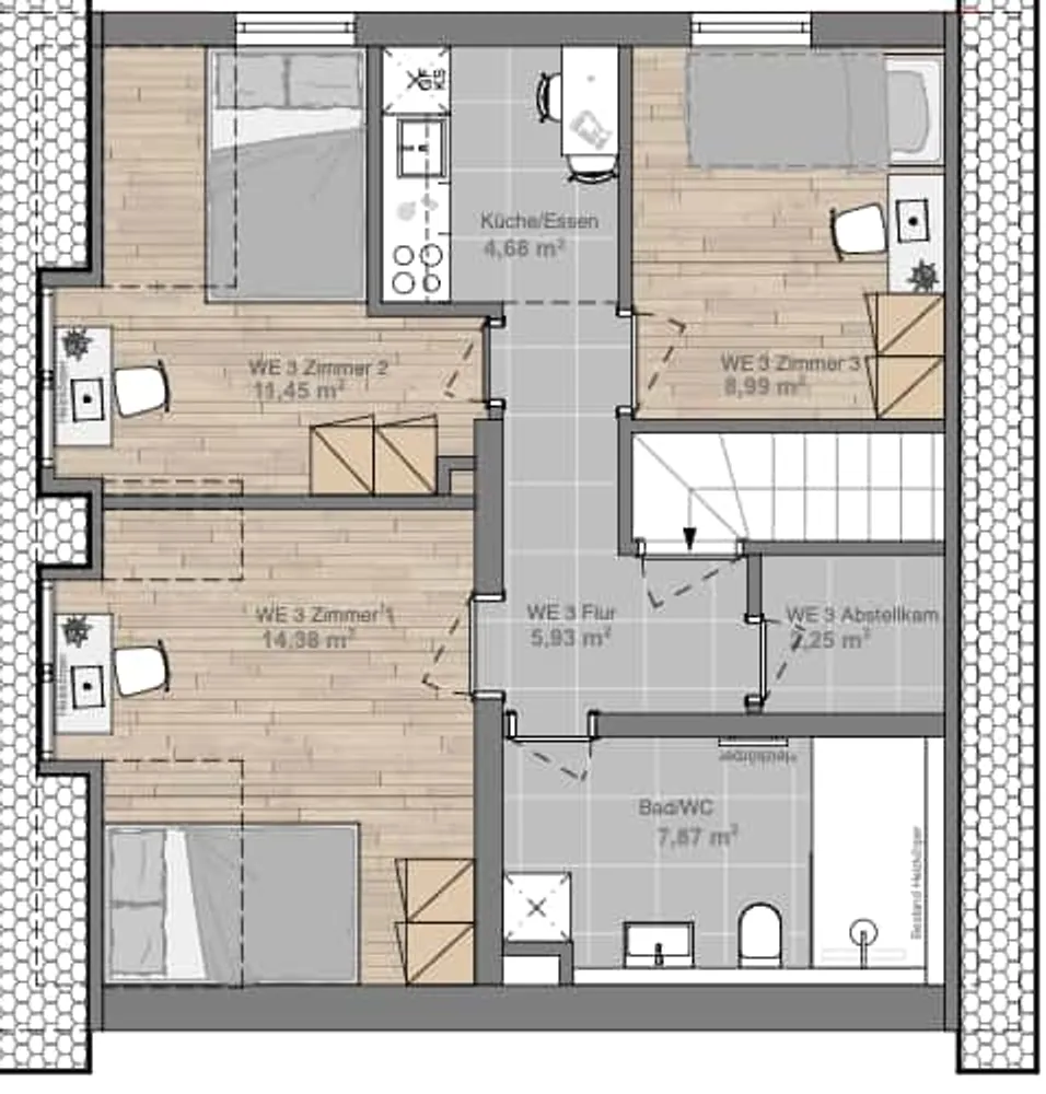 WG-Zimmer mit 12 m² in Nürnberg – Bild 4