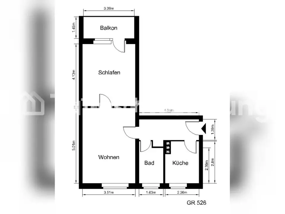 Studio mit 27 m² in Rostock – Bild 9