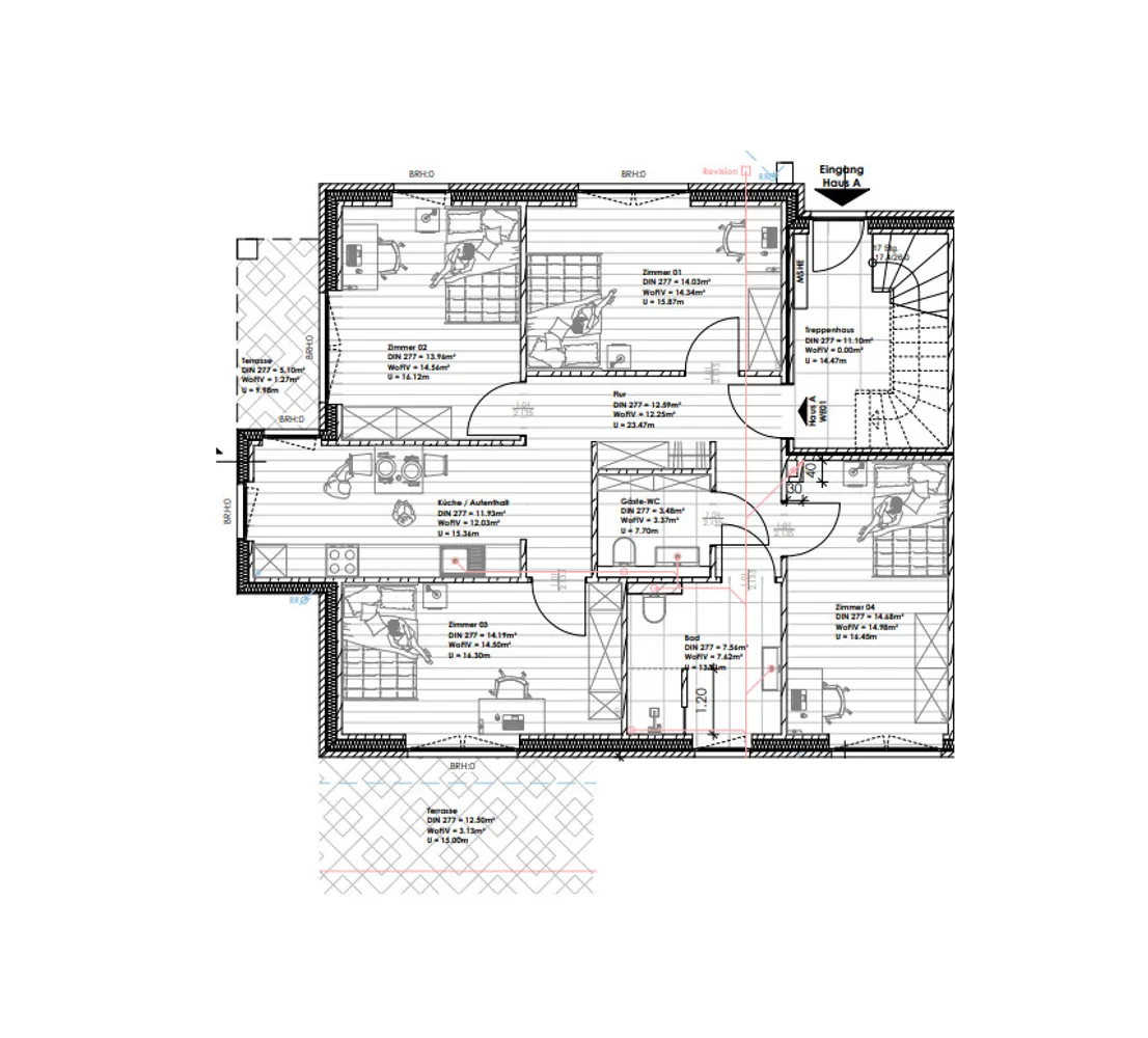 1 Zimmer Wohnung mit 15 m² in Vechta – Bild 2