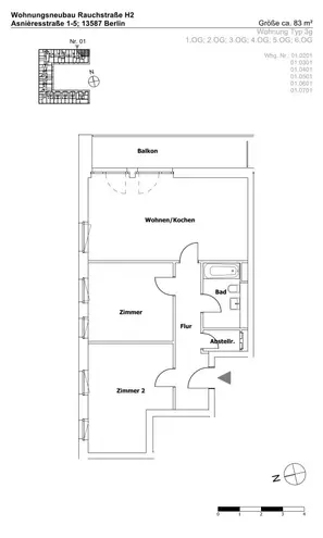 3 Zimmer Wohnung mit 83 m² in Berlin – Bild 5
