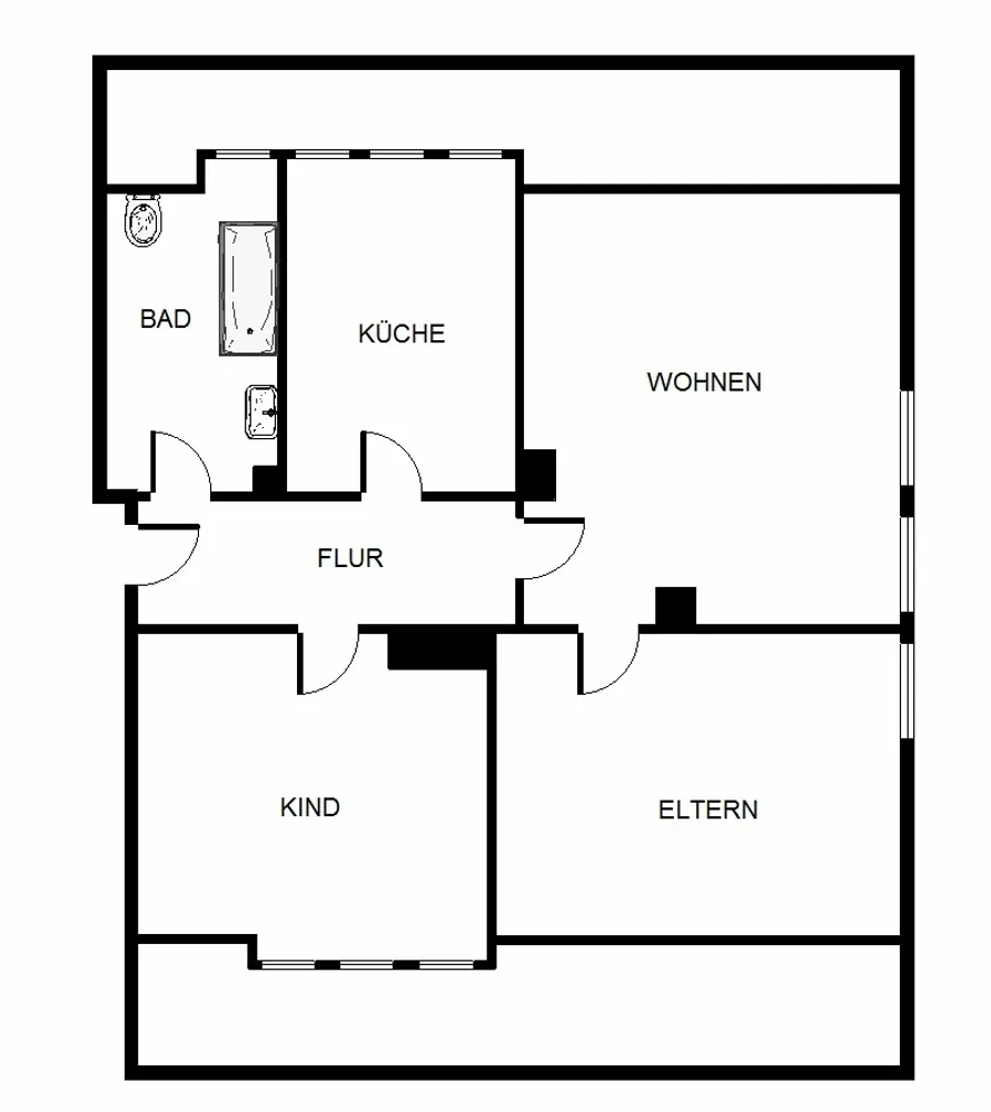 3 Zimmer Wohnung mit 60 m² in Gelsenkirchen – Bild 11