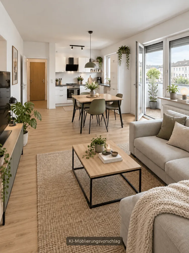 4 room apartment with 90 m² in Aachen – Photo 2