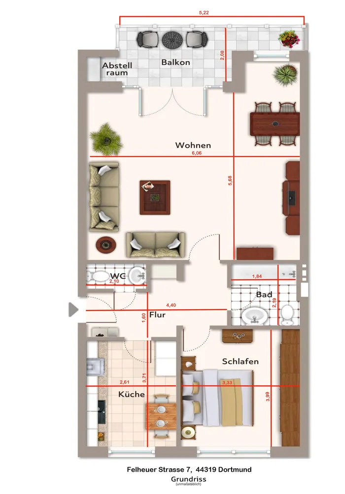 3 Zimmer Wohnung mit 75 m² in Dortmund – Bild 8
