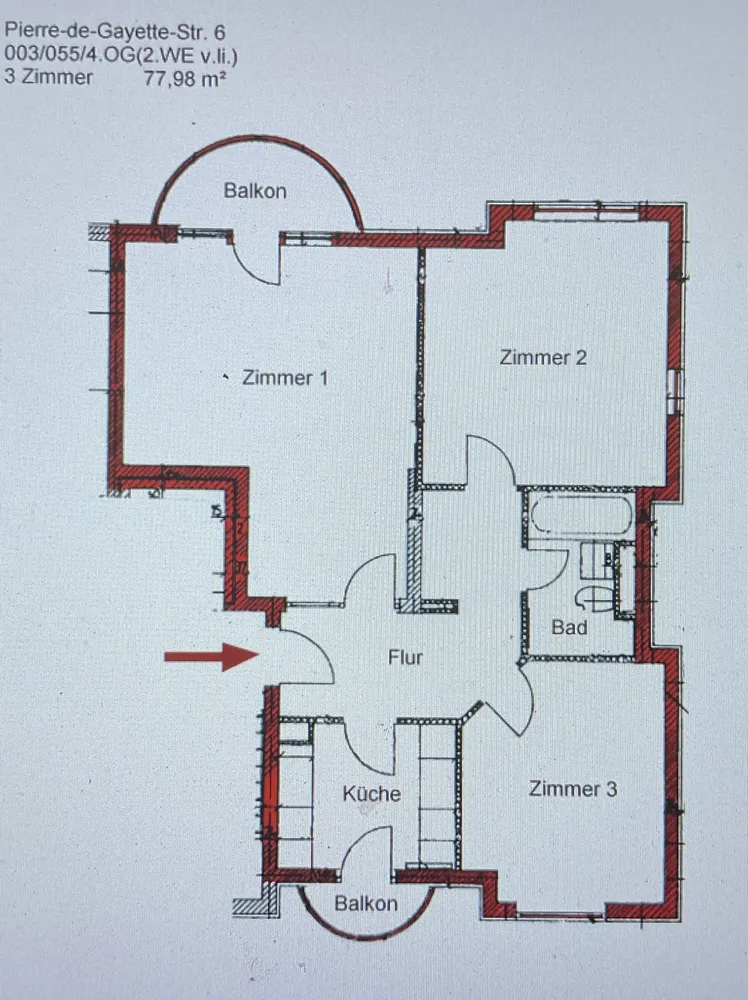 3 room apartment with 78 m² in Potsdam – Photo 6