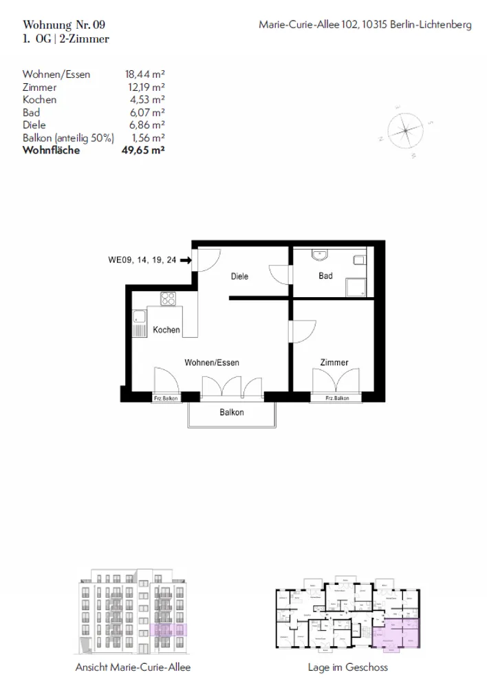 2 room apartment with 50 m² in Berlin – Photo 8