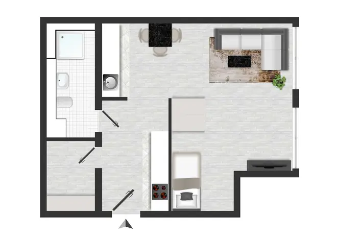 1 Zimmer Wohnung mit 39 m² in Leipzig – Bild 5