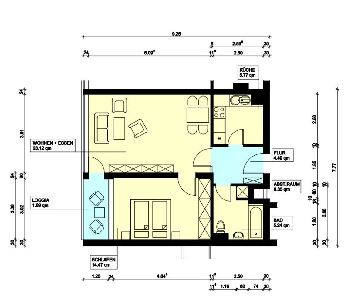 2 Zimmer Wohnung mit 55 m² in Erkrath – Bild 10