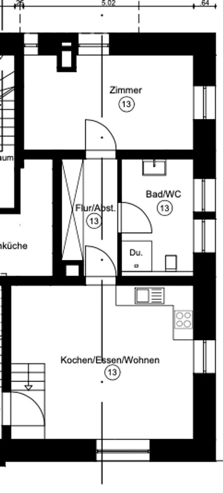 2 Zimmer Wohnung mit 50 m² in Stuttgart – Bild 2