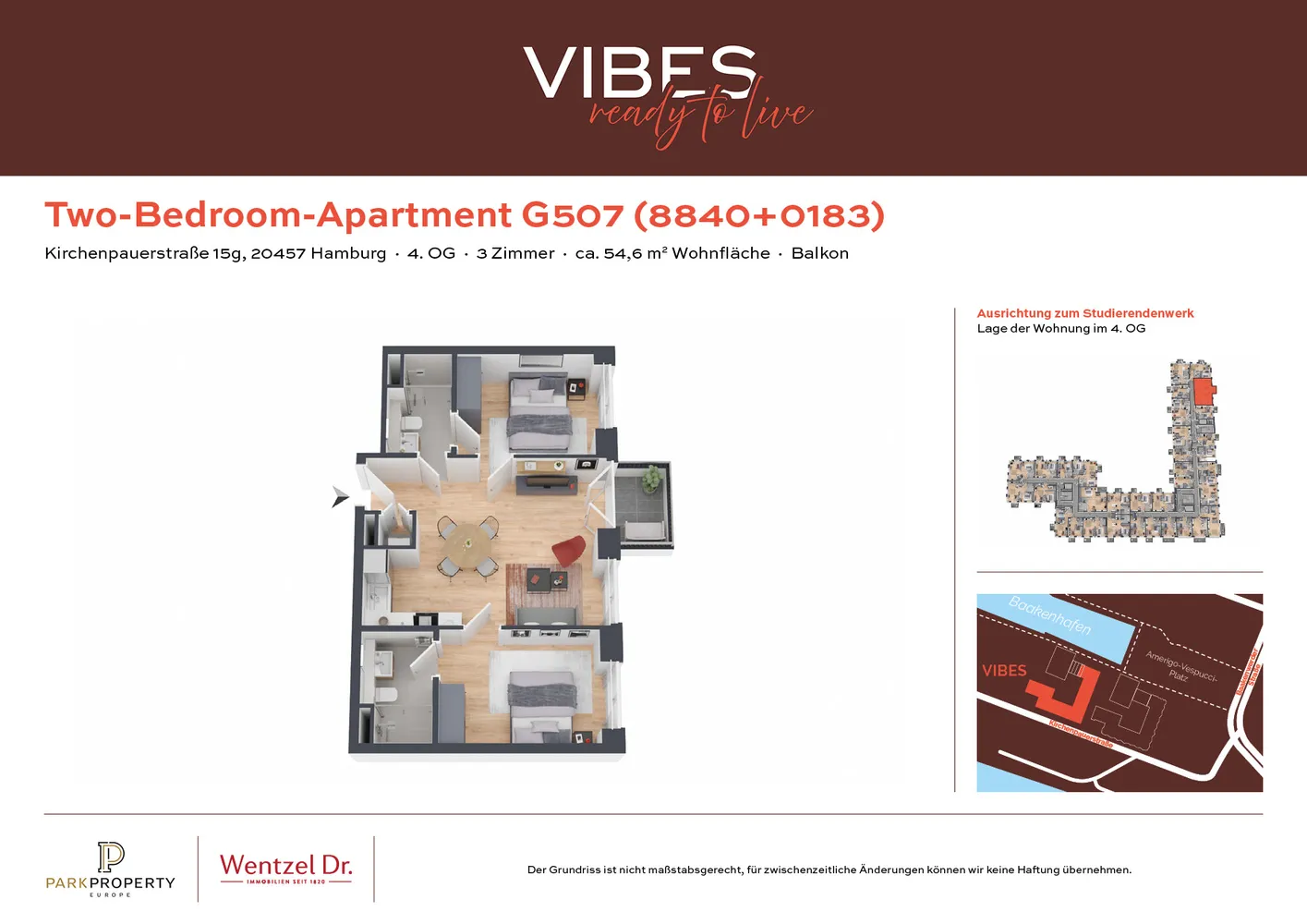3 Zimmer Wohnung mit 55 m² in Hamburg – Bild 10