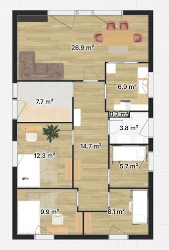 WG-Zimmer mit 8 m² in Aachen – Bild 4