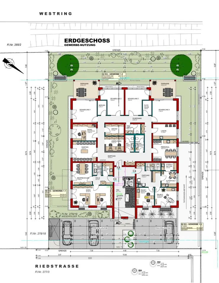 8 room apartment with 250 m² in Würzburg – Photo 2