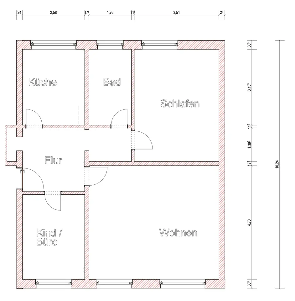 3 Zimmer Wohnung mit 72 m² in Wilhelmshaven – Bild 7