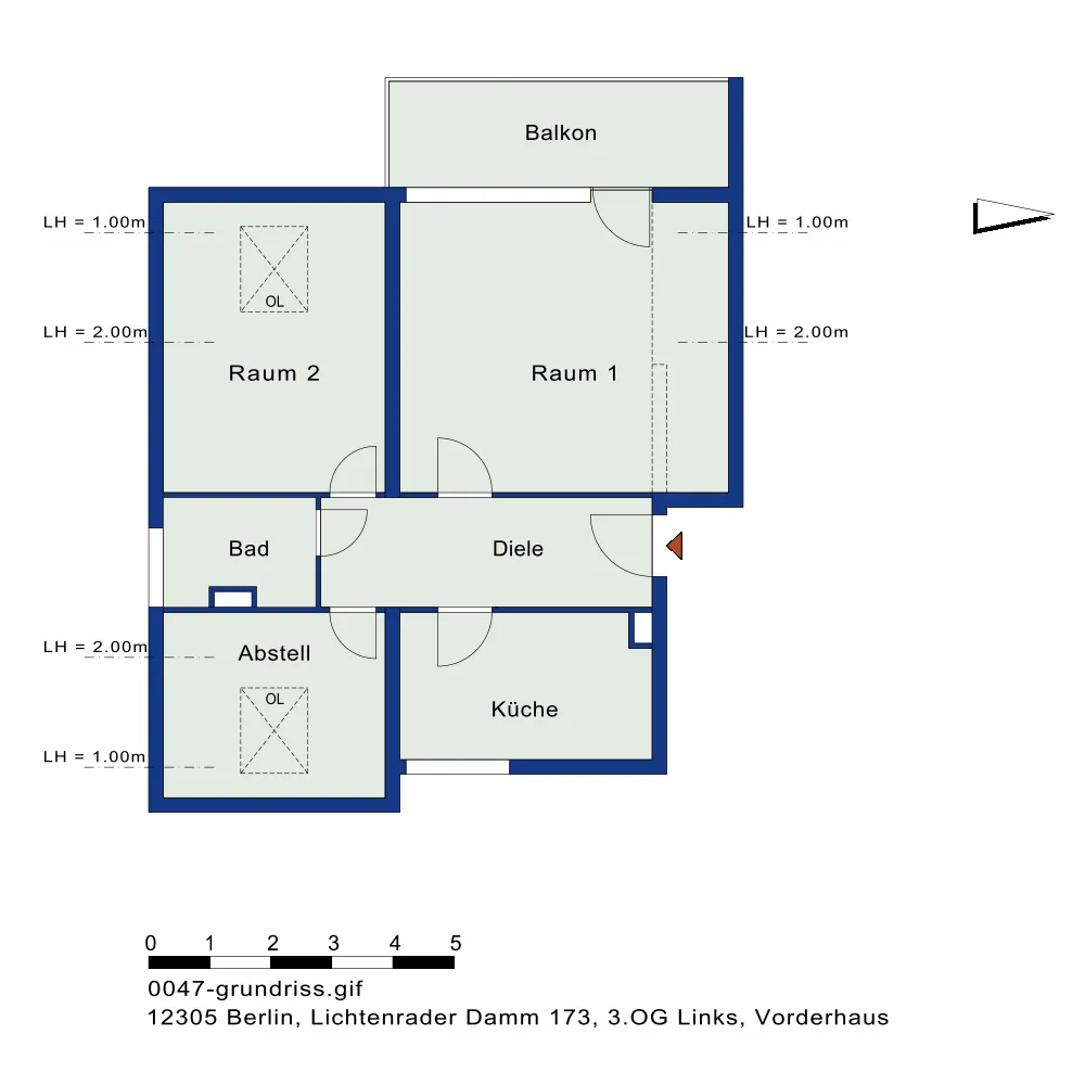 2 room apartment with 67 m² in Berlin – Photo 6