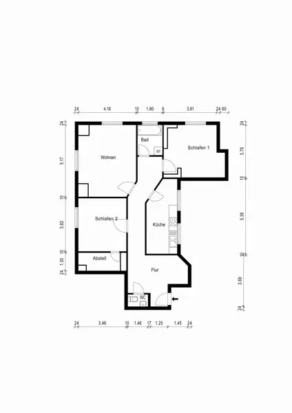 3 Zimmer Wohnung mit 77 m² in Erfurt – Bild 10