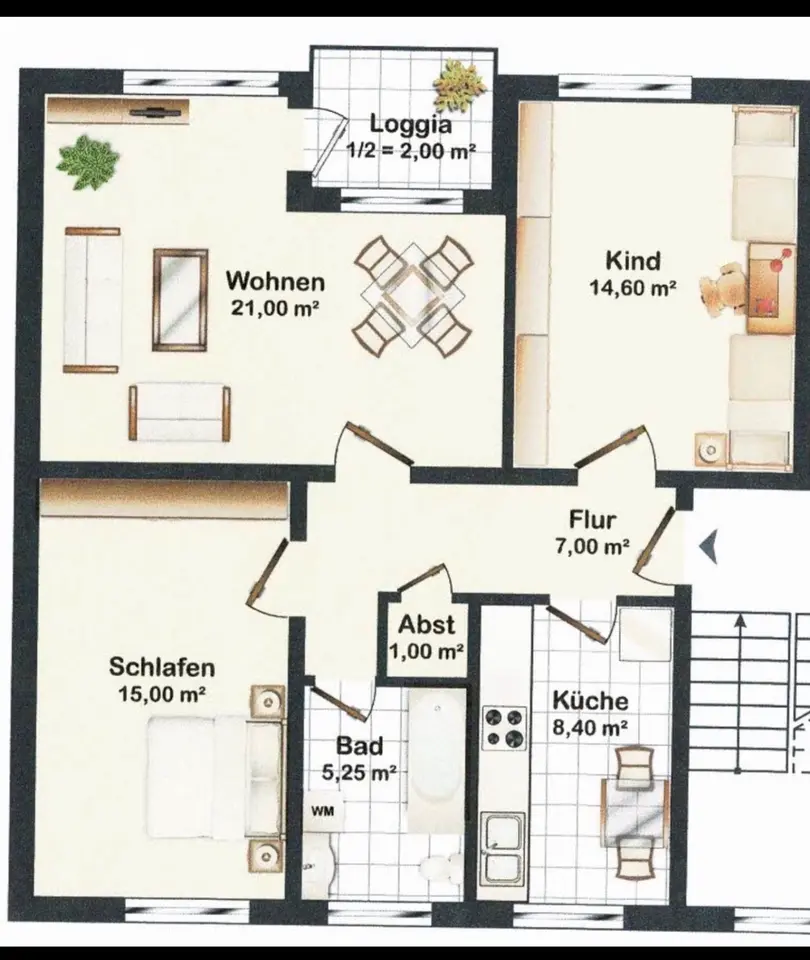 3 Zimmer Wohnung mit 72 m² in Cuxhaven – Bild 5