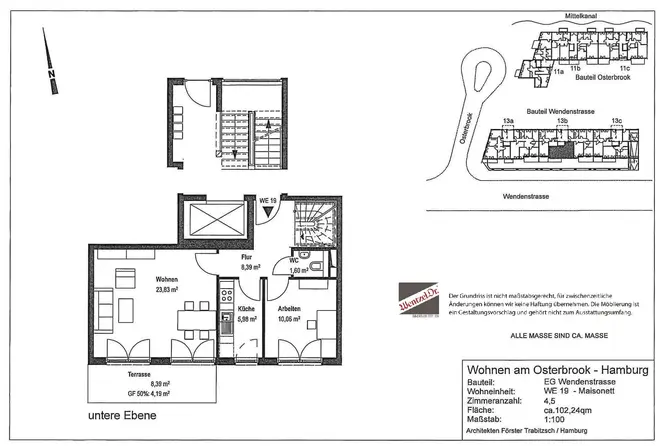 4 Zimmer Wohnung mit 102 m² in Hamburg – Bild 9