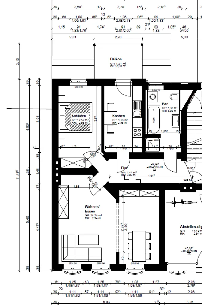2 Zimmer Wohnung mit 69 m² in Halle (Saale) – Bild 8