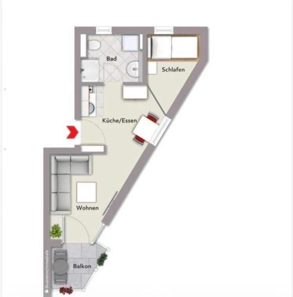 2 Zimmer Wohnung mit 28 m² in Sindelfingen – Bild 10