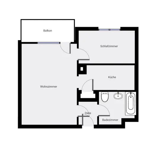 2 Zimmer Wohnung mit 47 m² in Gelsenkirchen – Bild 7